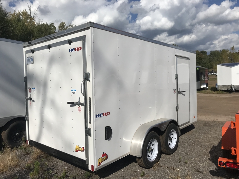 Cargo, Utility Trailers  2025 Hero 7'x14' Enclosed Trailer w/ Ramp Photo